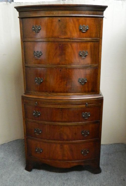 Mahogany Tallboy / Chest on Chest