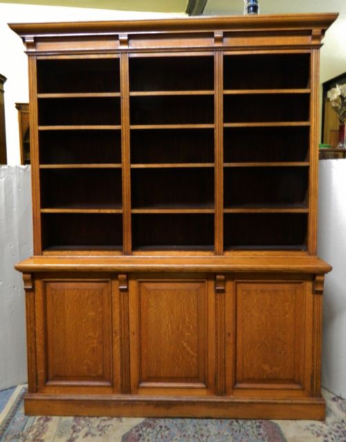 Victorian Oak Bookcase