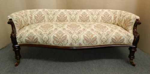 Victorian Mahogany Sofa