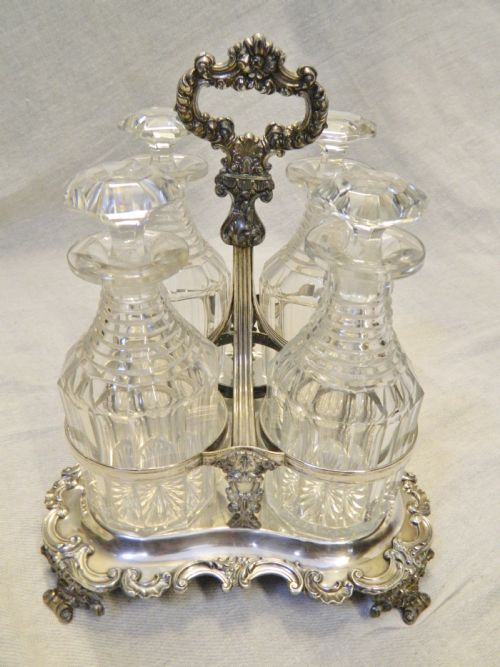 SILVER PLATE DECANTER STAND - ADDITIONAL PHOTO 6
