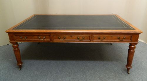 Oak Library Table