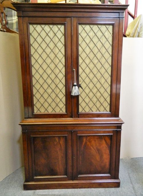 Mahogany Cabinet Bookcase