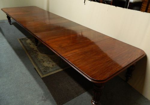18' Extending Mahogany Dining Table