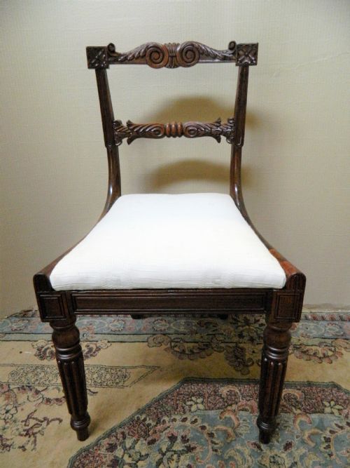 SET OF 6 WILLIAM IV ROSEWOOD DINING CHAIRS - ADDITIONAL PHOTO 2