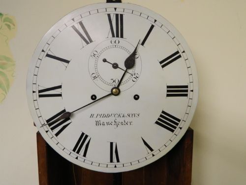 fig 1. Mahogany tavern clock / wall clock