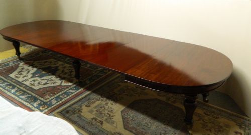Large Mahogany Dining Table