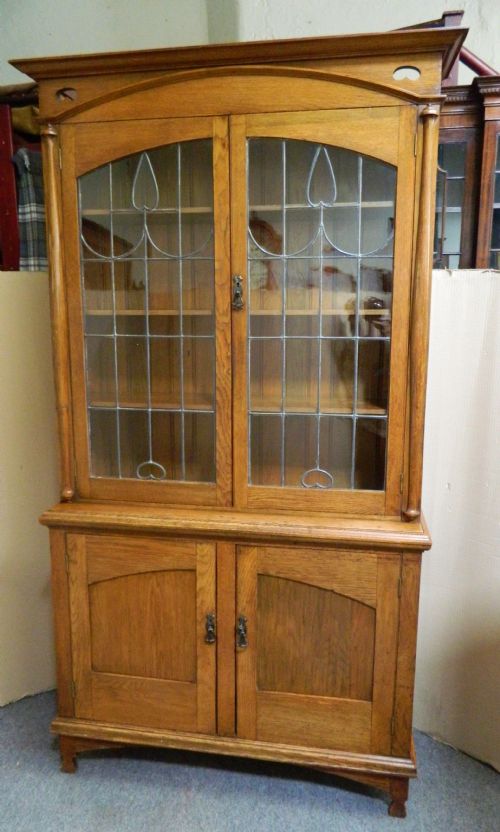 Arts & Crafts Oak Bookcase