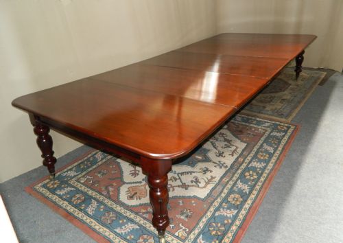 Large Mahogany Extending Dining Table
