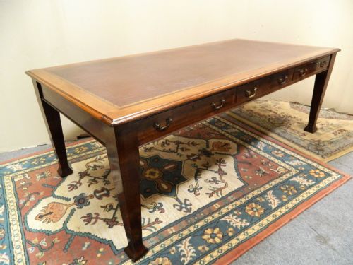 Large Mahogany Library Table /  Boardroom Table