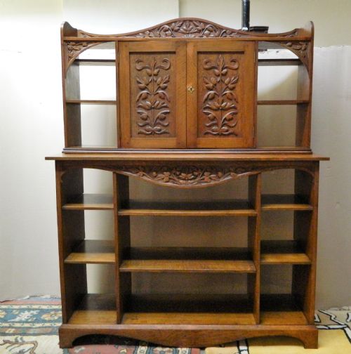 Arts & Crafts Oak Bookcase
