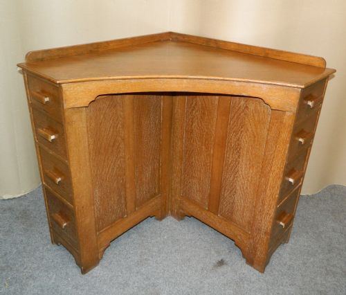 Oak Corner Desk