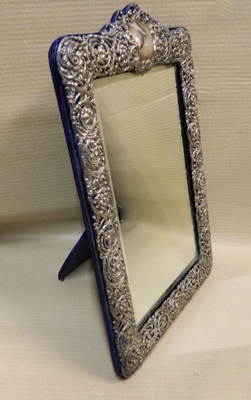 Silver Dressing Mirror - Henry Matthews