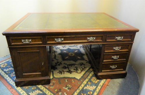 Mahogany Partners Desk - Maple & Co