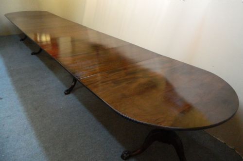 Very Large Mahogany Dining Table