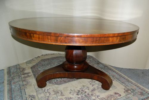 LARGE MAHOGANY BREAKFAST TABLE CENTRE TABLE - ADDITIONAL PHOTO 3