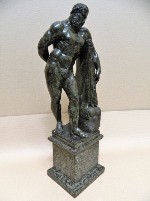 Verde Antico Sculpture of Hercules