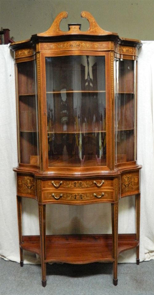Inlaid Display Cabinet - Paterson, Smith & Innes, Edinburgh