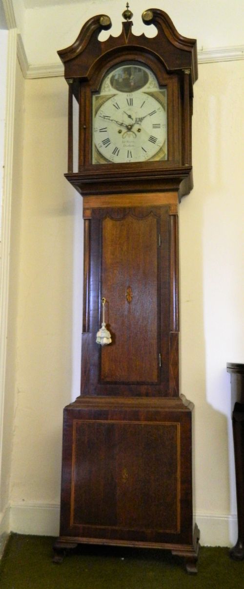 longcase clock raine of durham - CATEGORY: ANTIQUE CLOCKS - DATED GEORGIAN