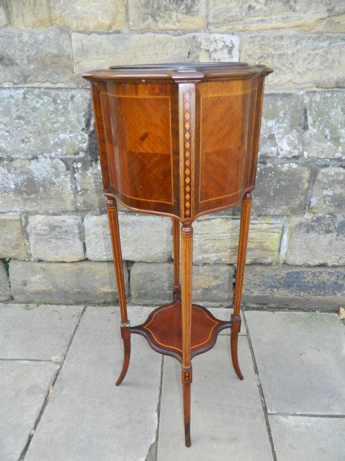 Inlaid Mahogany Jardiniere / Planter