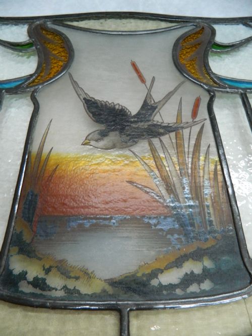 fig 1. stained glass window panel