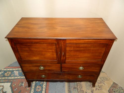 fig 1. Georgian linen press