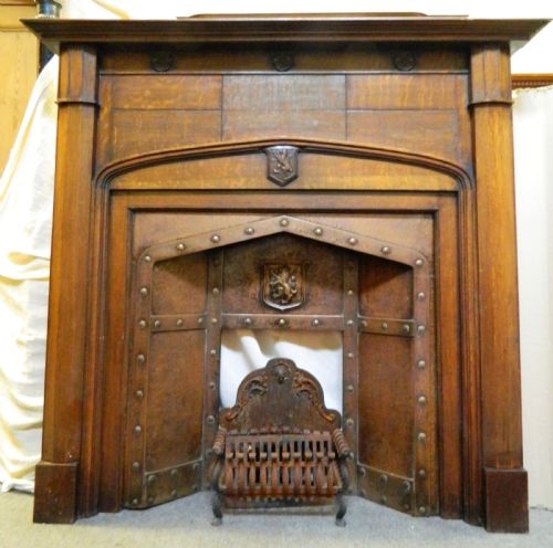 Large Oak Fire Surround
