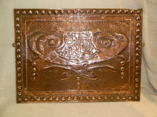 Arts & Crafts Copper Wall Panel