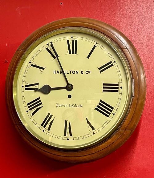 Large Dial Fusee Wall Clock