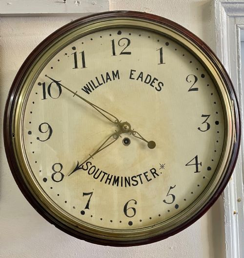 Large Wooden Dial Wall Clock
