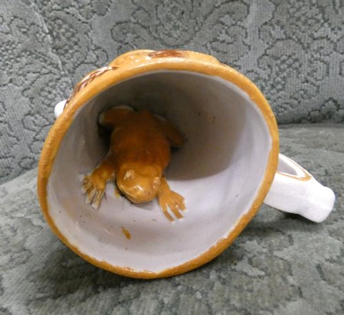 STAFFORDSHIRE BACCHUS FROG MUG CIRCA 1800 - ADDITIONAL PHOTO 2
