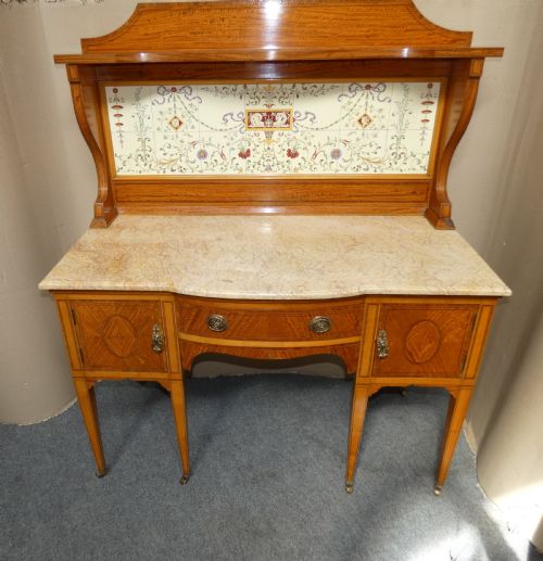 fig 2. Maple & Co satinwood bedroom suite