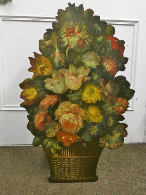 Painted Fire Screen