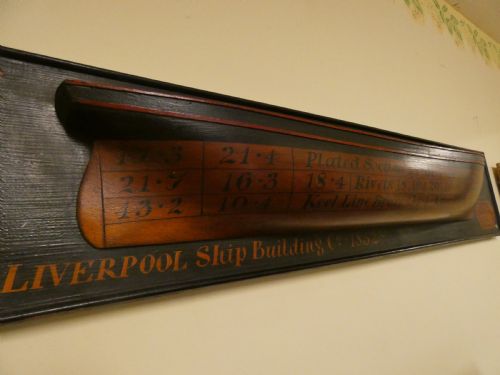 LARGE MODEL SHIPS HULL LIVERPOOL SHIP BUILDING CO - ADDITIONAL PHOTO 1