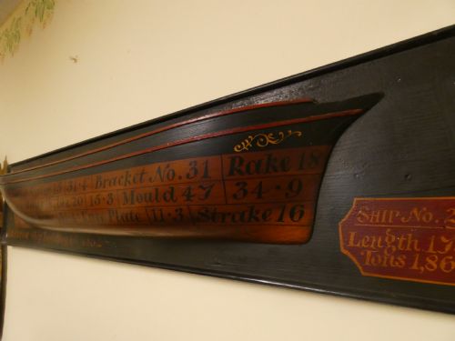 LARGE MODEL SHIPS HULL LIVERPOOL SHIP BUILDING CO - ADDITIONAL PHOTO 2
