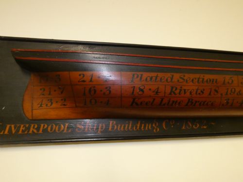 LARGE MODEL SHIPS HULL LIVERPOOL SHIP BUILDING CO - ADDITIONAL PHOTO 3