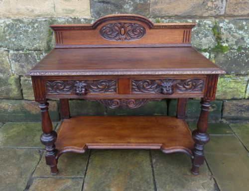 OAK HALL TABLE - ADDITIONAL PHOTO 5