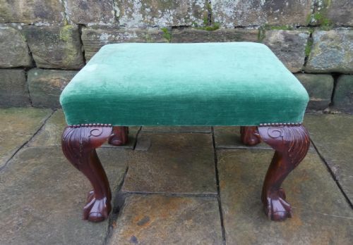 MAHOGANY STOOL - ADDITIONAL PHOTO 1