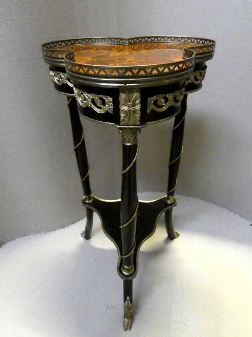 fig 1. Pair of Napoleon 111 style trefoil tables