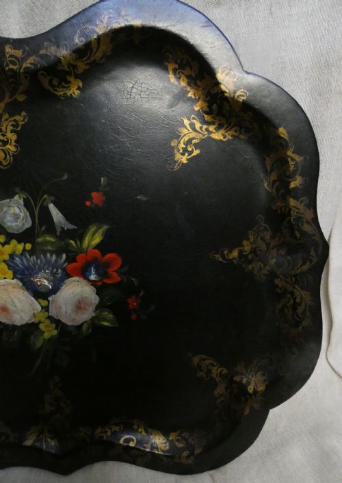 LARGE PAPIER MACHE TRAY - ADDITIONAL PHOTO 4