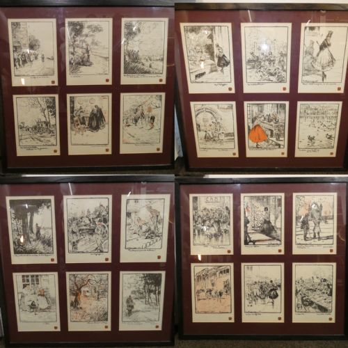 Set of 24 Ww1 Lithographs - Paul Hagemans