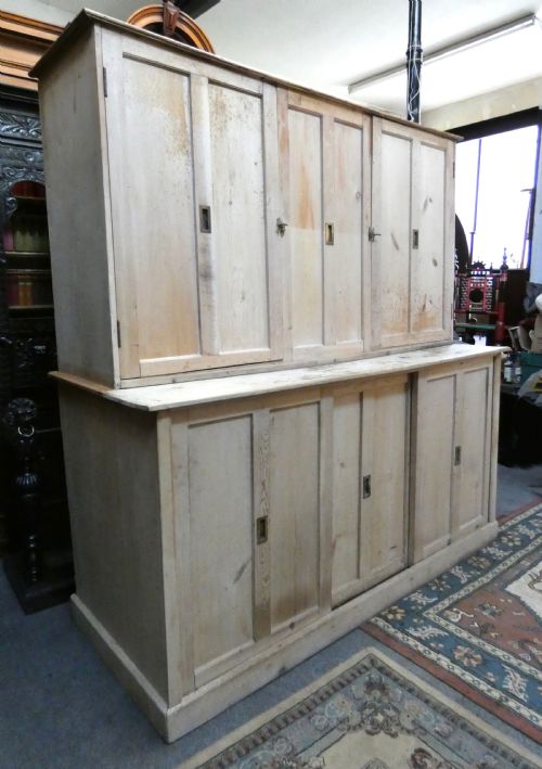Large Pine Housekeepers Cupboard