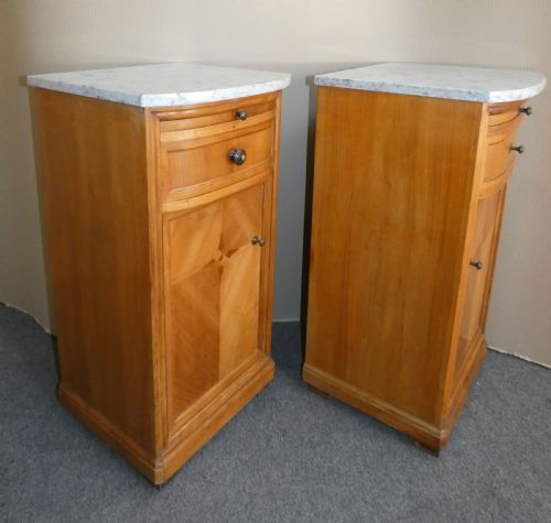 PAIR OF SATINWOOD BEDSIDE CABINETS - ADDITIONAL PHOTO 5