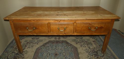 Large Cherrywood Serving Table