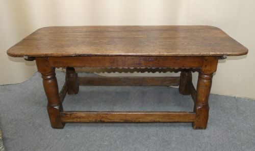 fig 1. 17th Century oak refectory table