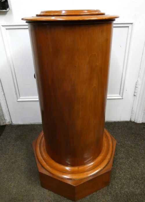 MAHOGANY CYLINDER CABINET - ADDITIONAL PHOTO 1