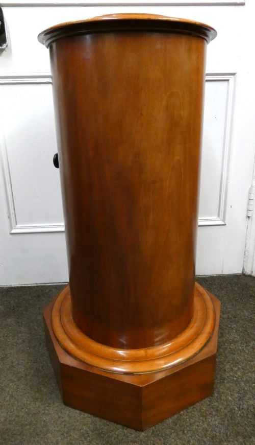 MAHOGANY CYLINDER CABINET - ADDITIONAL PHOTO 3