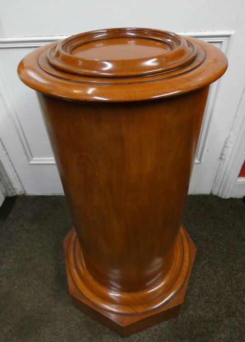 MAHOGANY CYLINDER CABINET - ADDITIONAL PHOTO 4