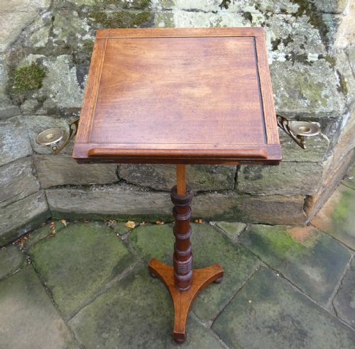 Telescopic Mahogany Reading Table