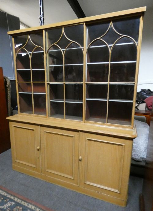 fig 1. Painted pine bookcase