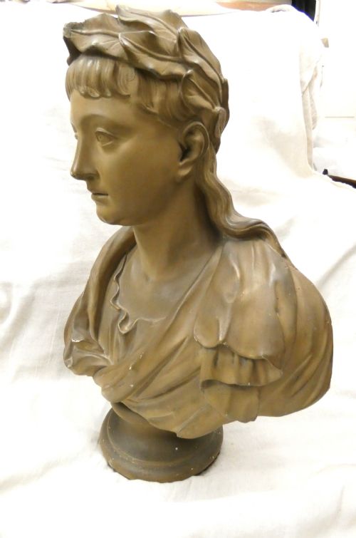 LARGE CLASSICAL FEMALE BUST - ADDITIONAL PHOTO 2